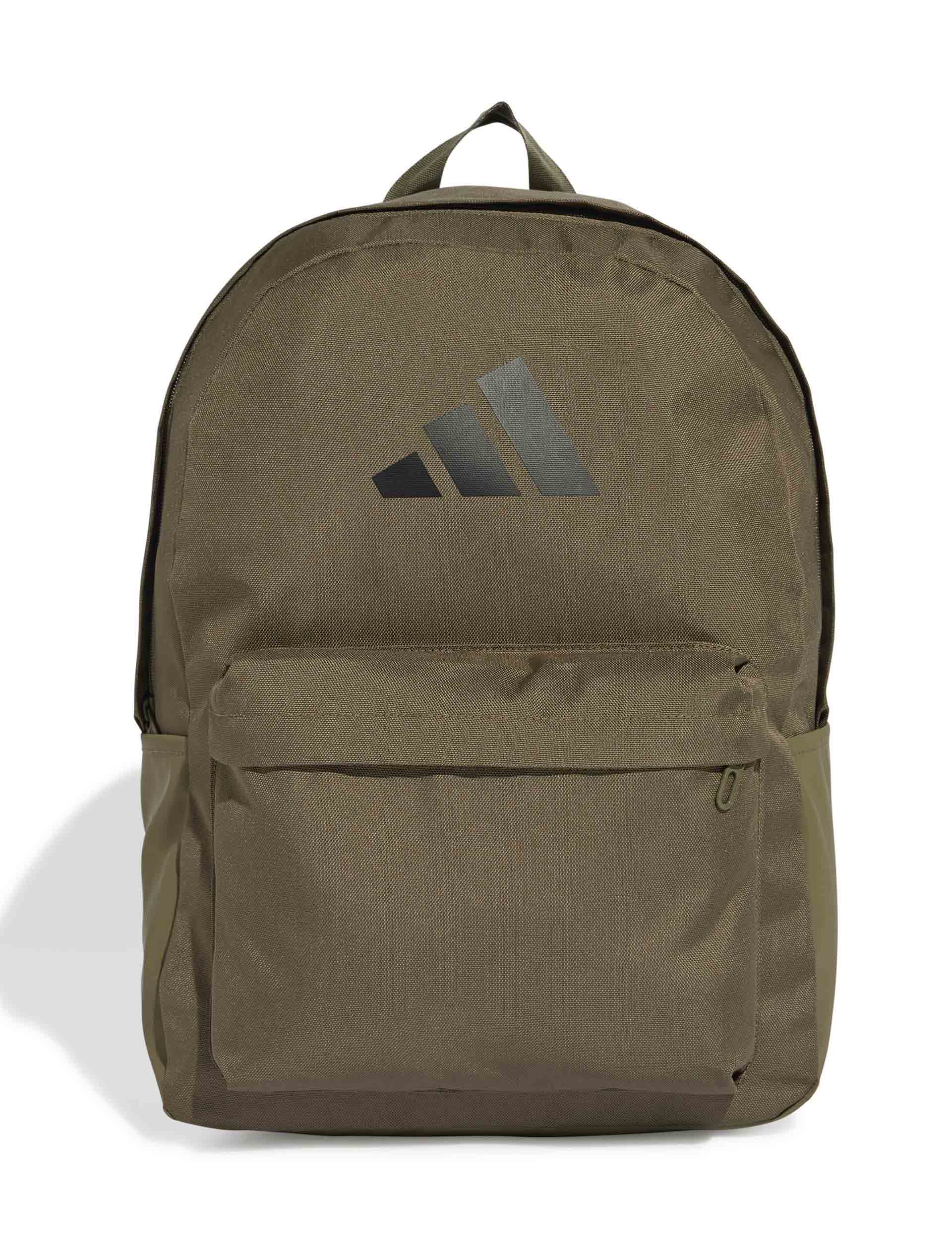 Classic 3 Bar Logo Backpack - Waterproof Travel Backpack for Men & Women, Olive Strata/Black - Perfect for School, Work, Gym & Outdoor Adventures