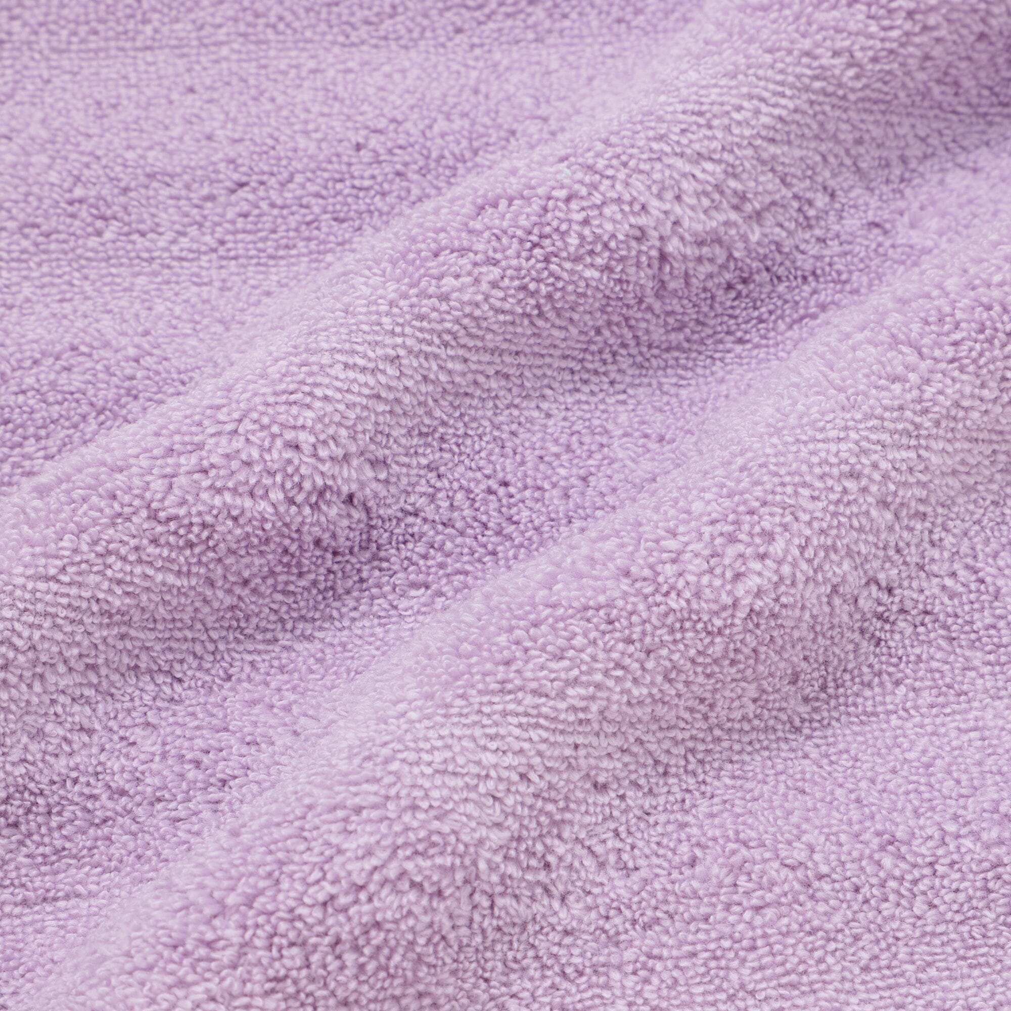 Antibacterial & Deodorizing Fluffy Wave Face Towel - Soft & Absorbent Purple Washcloth for Skincare, Makeup Removal & Spa Use