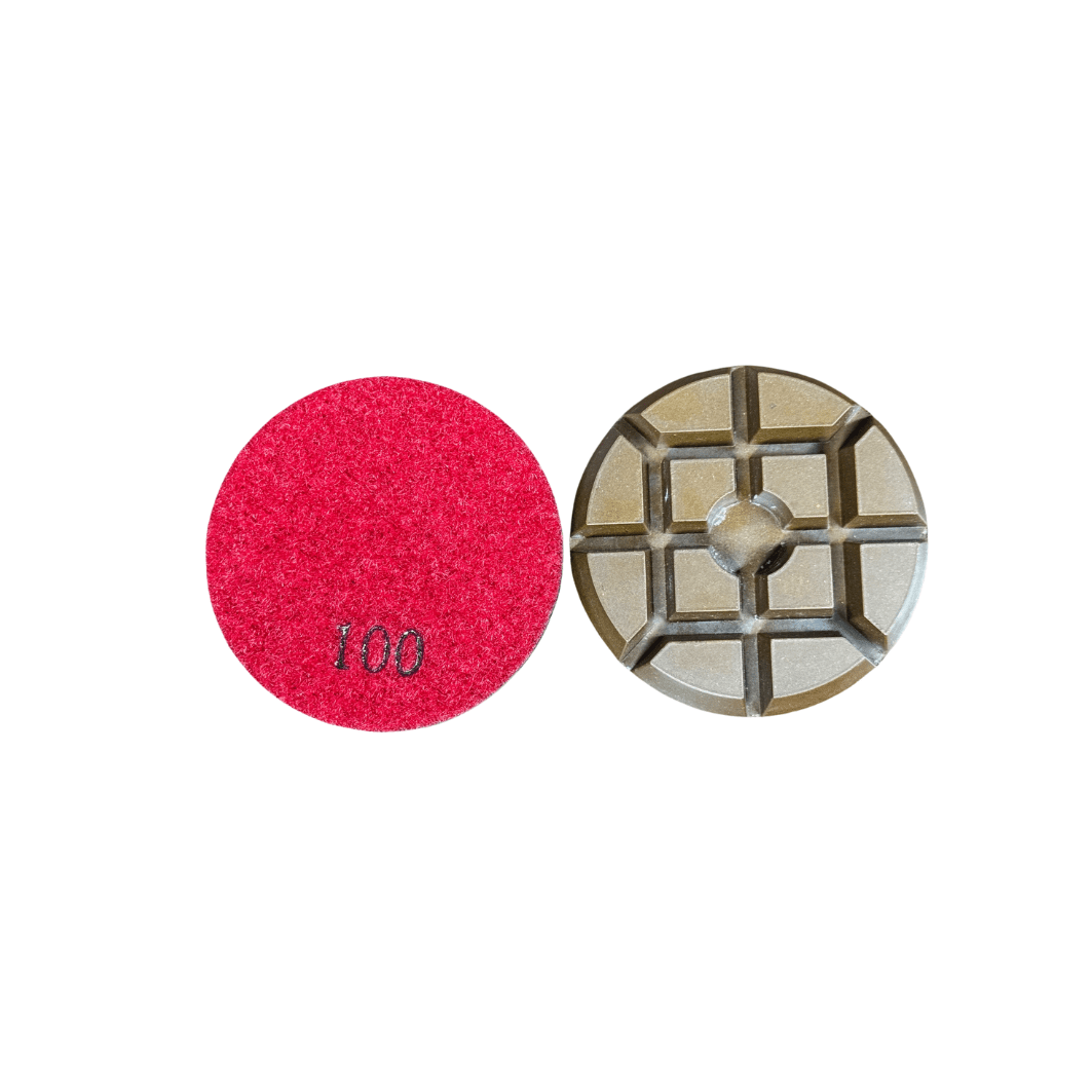 3-Pack Diamond Resin Polishing Pads for Stone, Granite & Marble - Wet/Dry Use for Countertops, Floors & DIY Projects