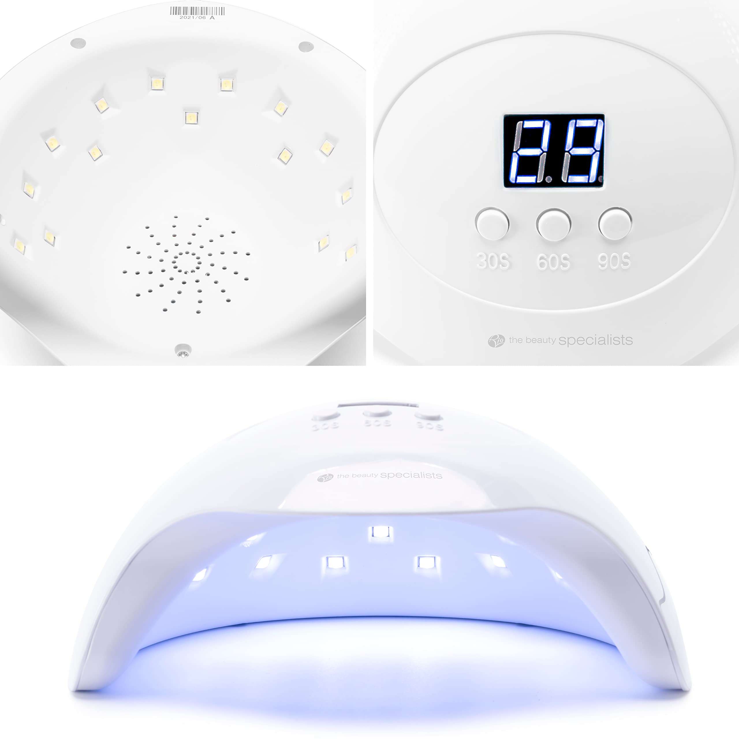 Professional 36W UV LED Nail Dryer & Curing Lamp with Auto Timer - Fast Drying for Gel Polish, Acrylic Nails - Perfect for Home Salon & Nail Art Enthusiasts