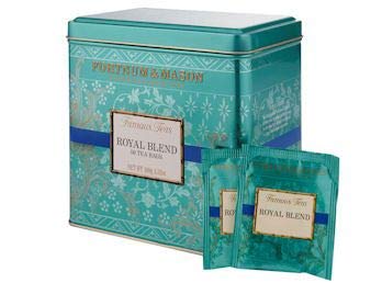 Fortnum & Mason Royal Blend Black Tea - Premium English Tea Bags (50 Count) in Elegant Gift Tin - Perfect for Afternoon Tea & Gifting