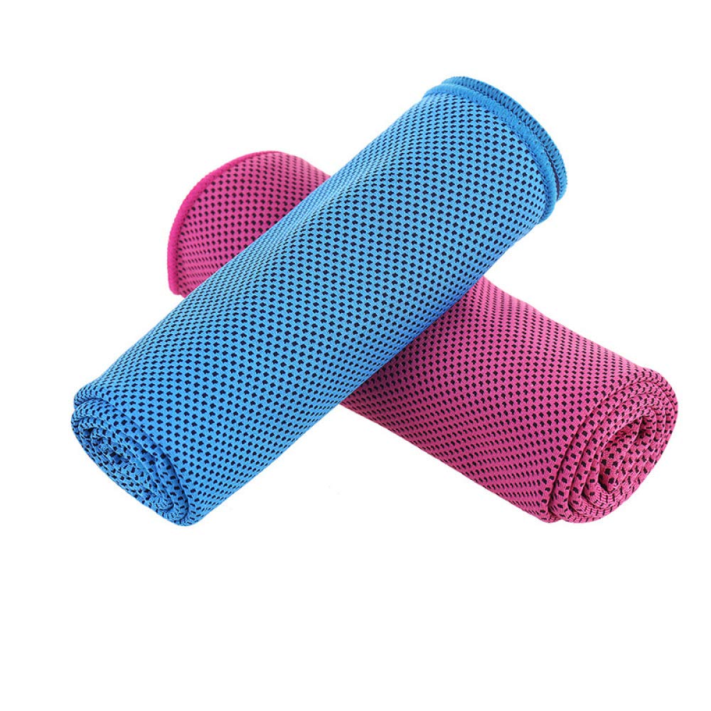 OPKGDH 2-Pack Summer Cooling Towels for Outdoor Sports - Ice Cold Sensation Towel for Running, Hiking, Yoga & Workouts - Stay Cool in Hot Weather