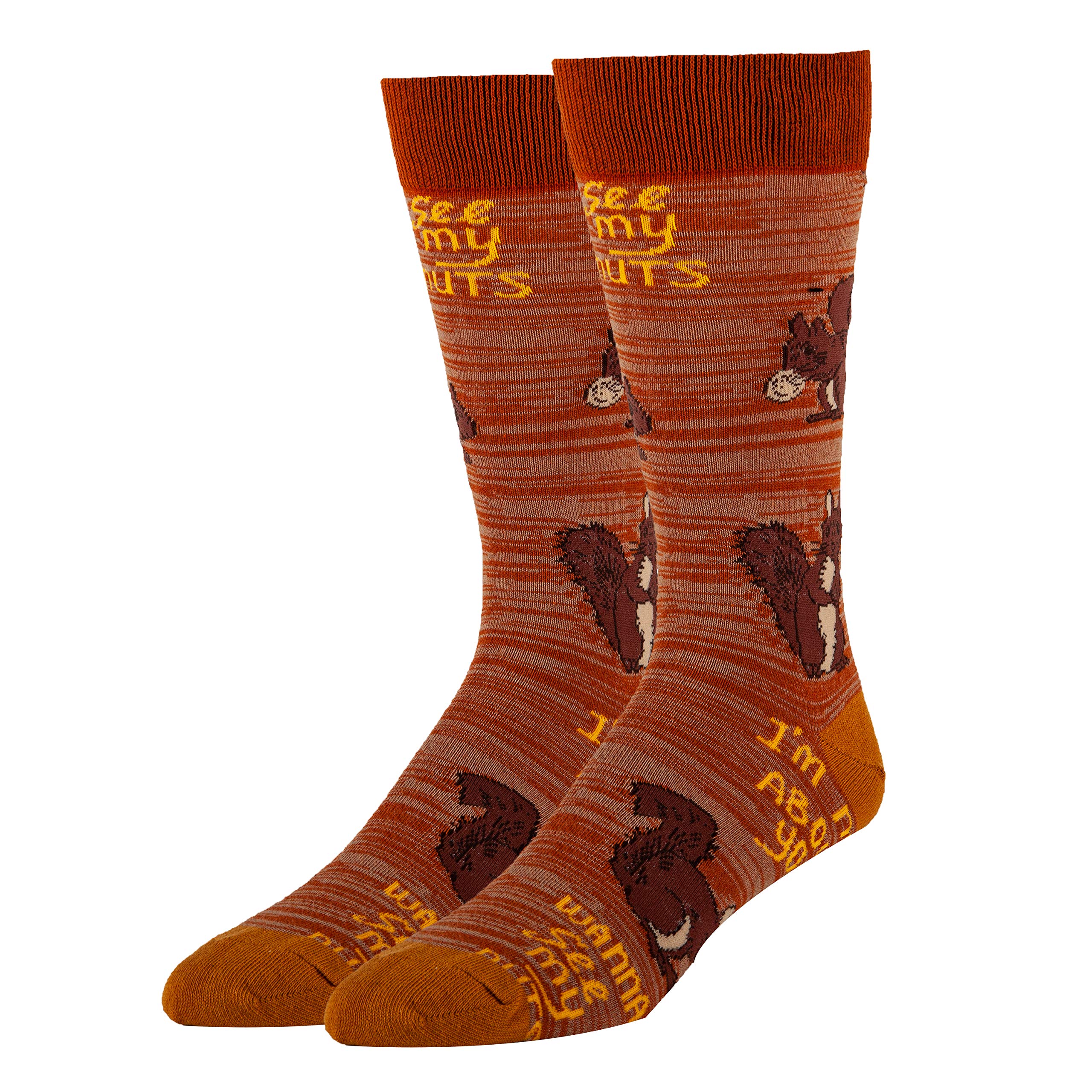 Funny Novelty Socks for Men - Crazy Silly Crew Socks with Humorous Sayings | Cool Casual Socks for Adults | Perfect for Gifts, Parties & Everyday Wear