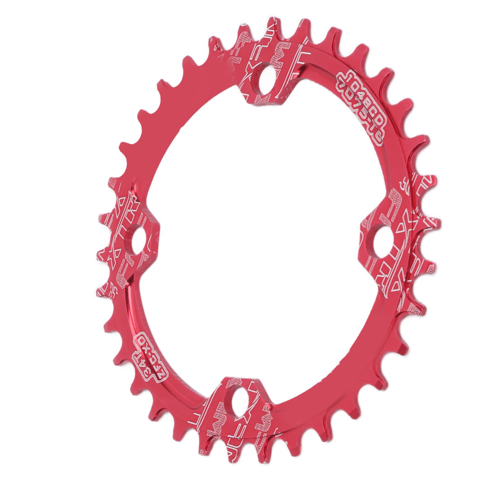 Adsire 34T Narrow Wide Bike Chainring - Stable Single Chainring for Road & Mountain Bicycles | Perfect for Commuting, Trail Riding & Performance Cycling