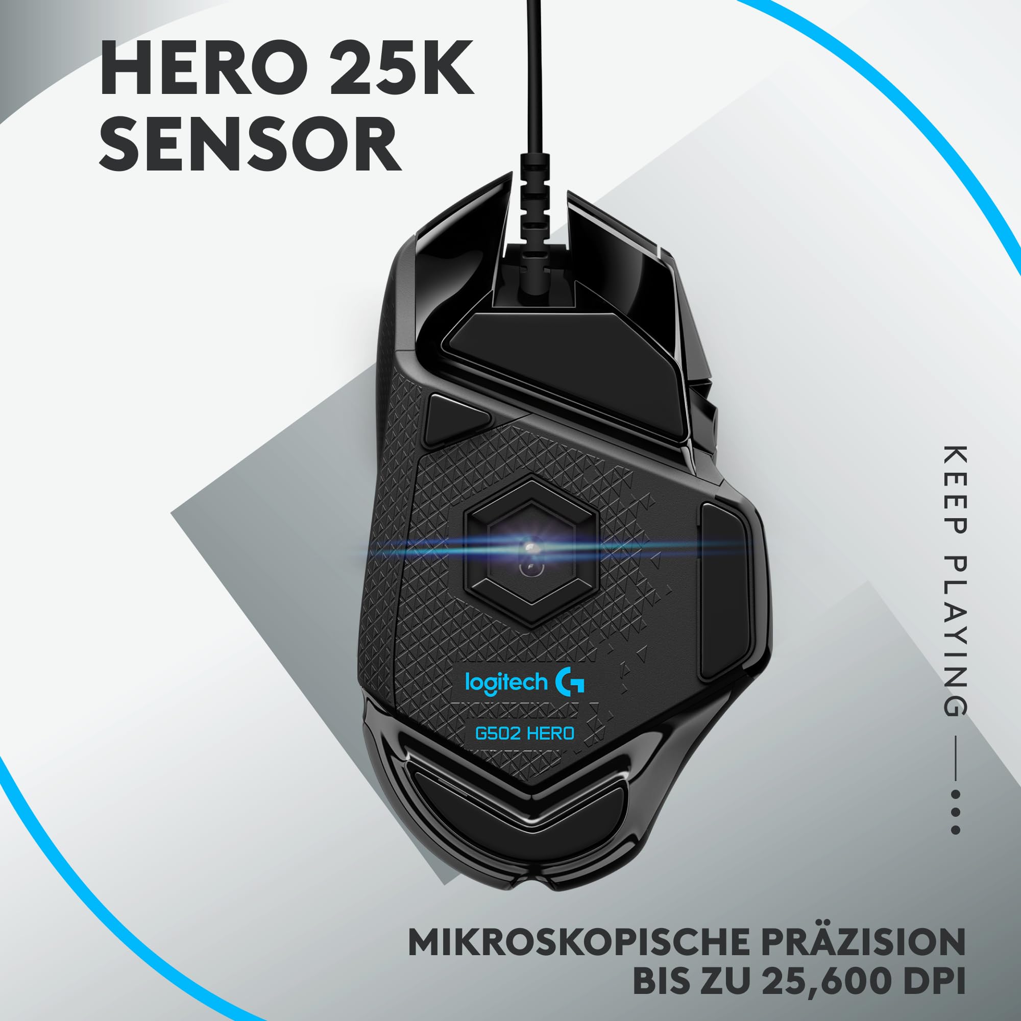 Logitech G502 HERO Wired Gaming Mouse & G213 RGB Gaming Keyboard Bundle - Programmable Buttons, Adjustable Weights, Customizable Backlit Keyboard for PC/Laptop - Perfect for FPS, MOBA & Esports Gaming