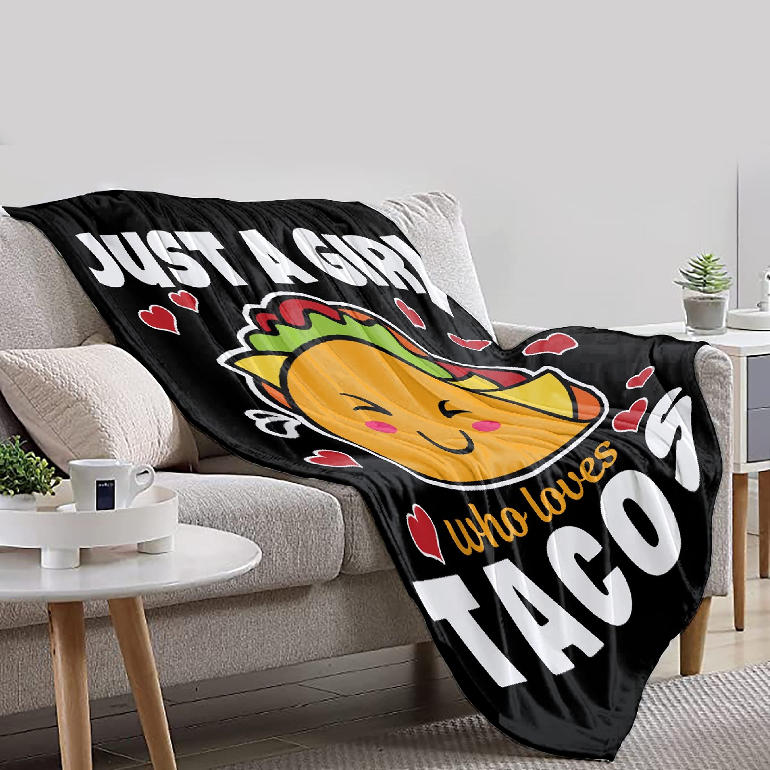 Soft Plush Taco Throw Blanket 40