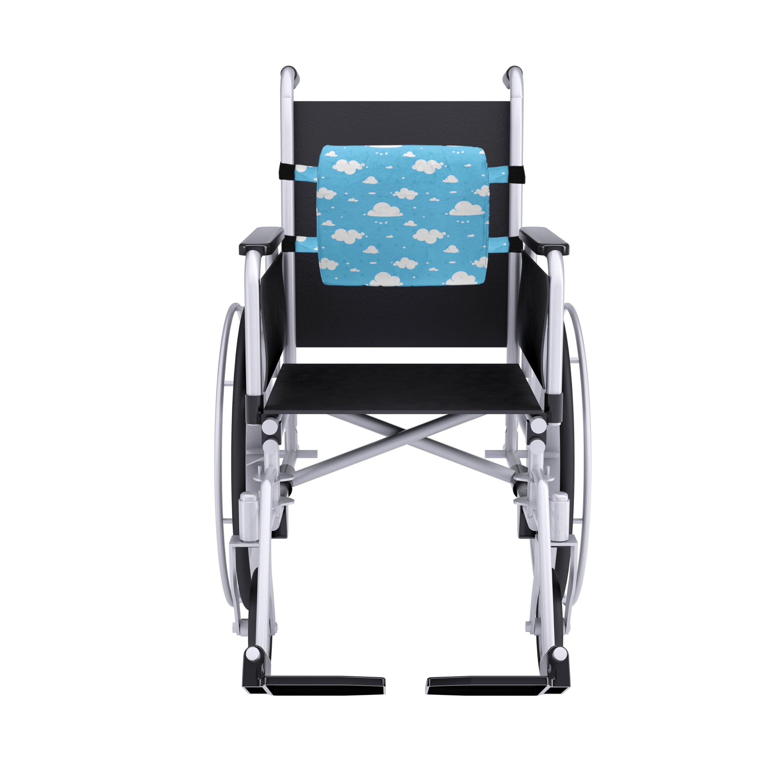 Ambesonne Sky Blue Lumbar Support Pillow - High Density Foam for Office Chair & Car Seat - 14