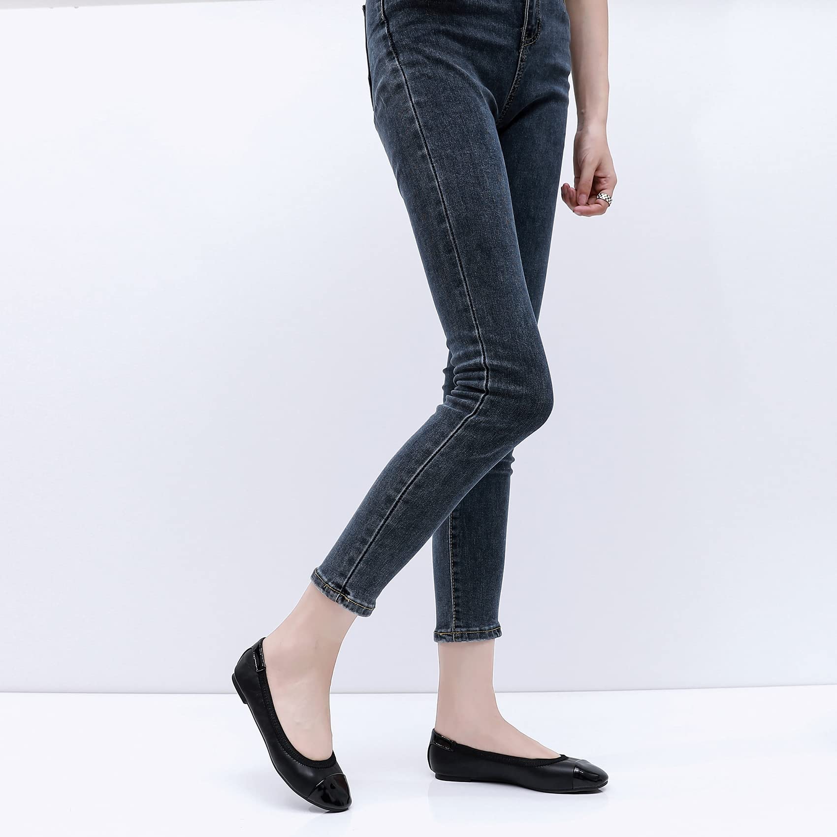 Women's Ballet Flats Shoes - Comfortable Slip-On Round Toe Casual Ballerina Shoes for Walking, Work & Everyday Wear | Perfect for Office, Travel & Weekend Outfits