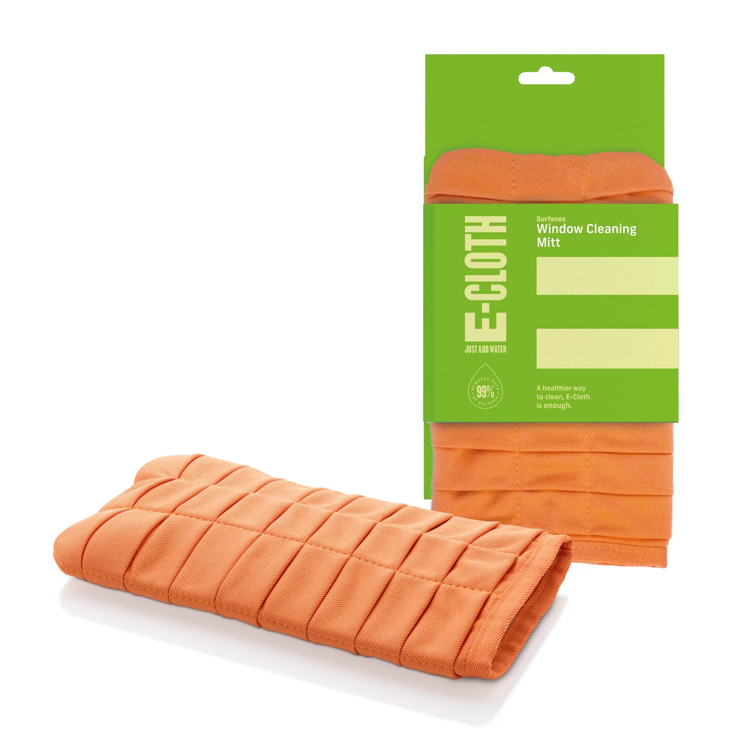 E CLOTH Window Cleaning Mitt - Microfiber Glass Cleaning Glove for Streak-Free Shine - Perfect for Home, Office, and Car Windows
