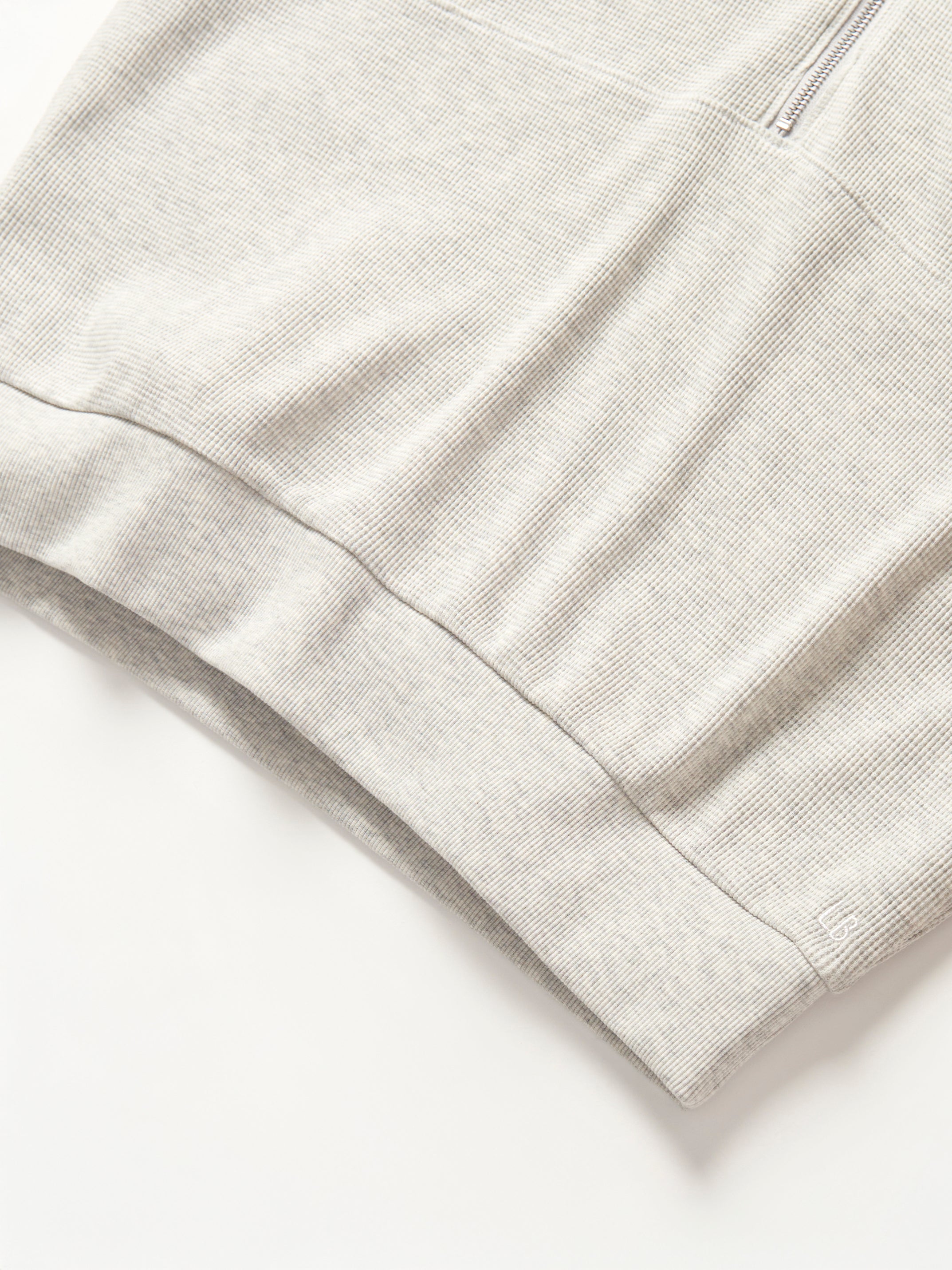 **Soft & Cozy Adult Waffle Hoodie - Light Heather Grey | Perfect for Lounge Wear, Casual Outfits & Cool Weather**