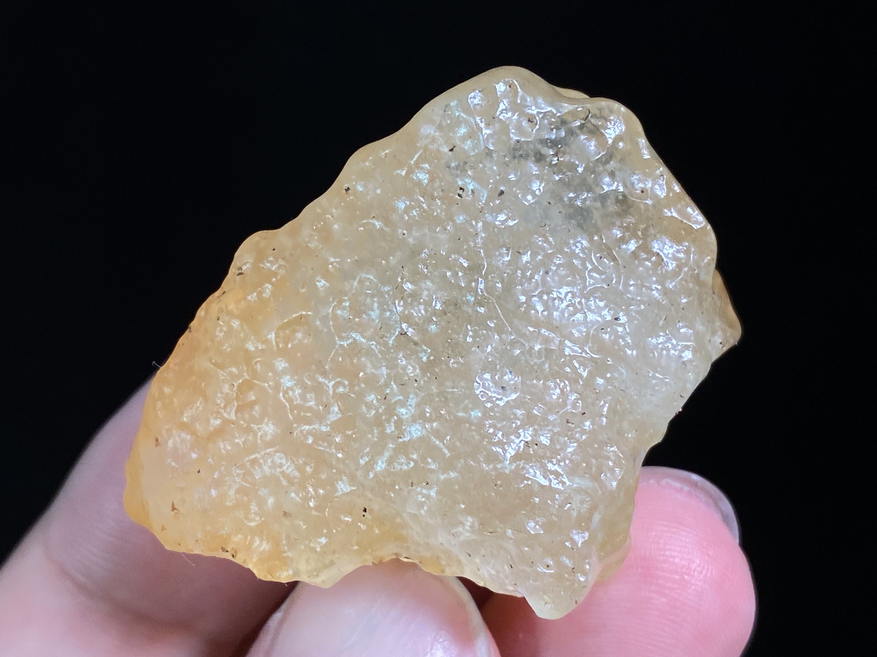 Premium Libyan Desert Glass Raw Crystal - Rare A Grade 28.7g Natural Stone for Jewelry Making, Meditation & Home Decor | Unique Gift for Collectors & Spiritual Seekers