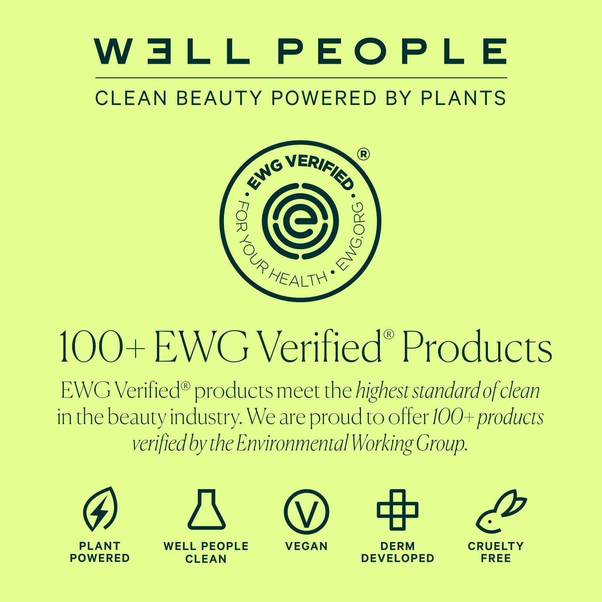 Well People Powder Complexion Brush - Soft & Fluffy Vegan Makeup Brush for Even Loose Powder Application | Cruelty-Free Kabuki Brush for Face & Body | Perfect for Setting Makeup, Mineral Powder & Sunscreen