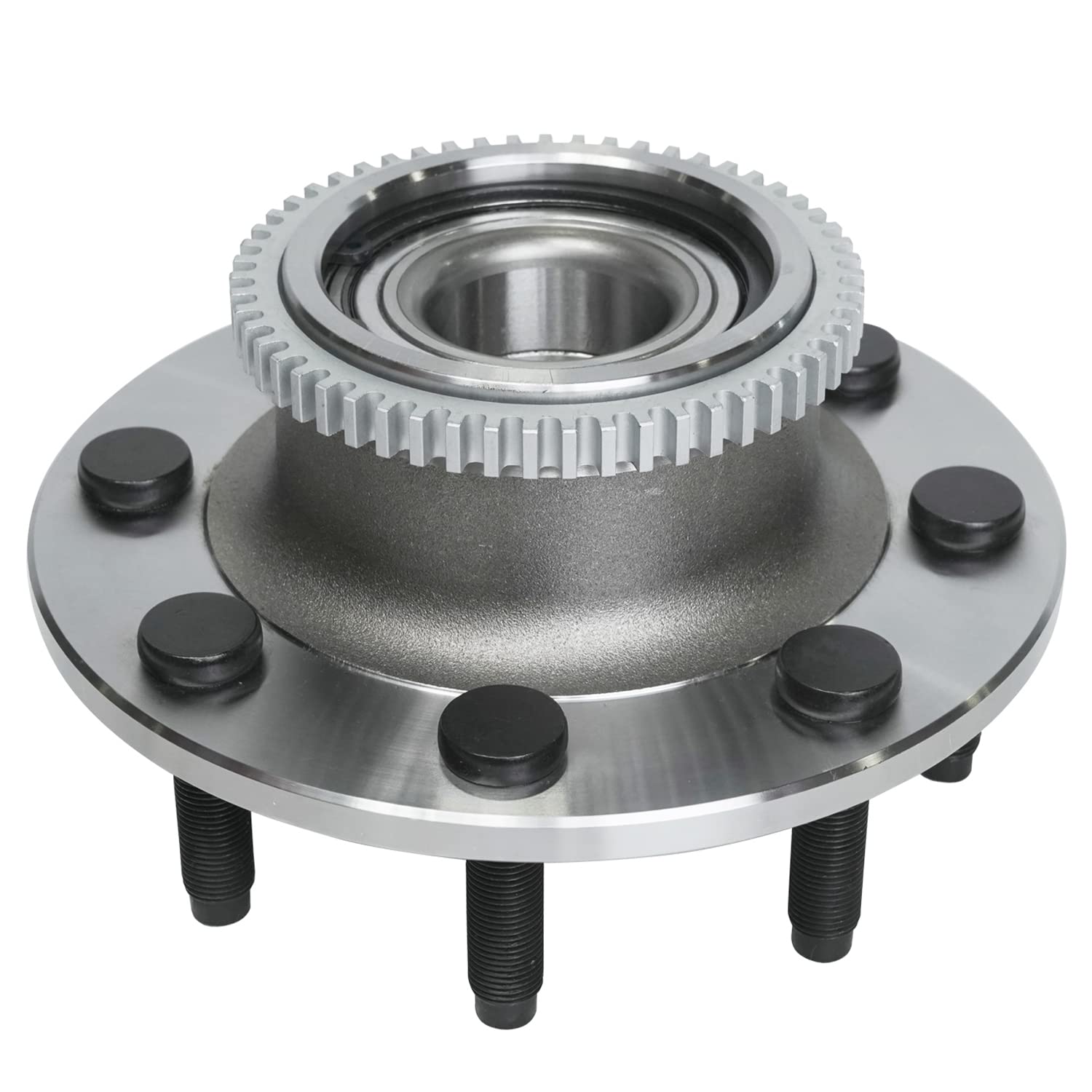 Detroit Axle - Front Wheel Bearing Hubs Assembly Set for 2000-2002 Dodge Ram 2500 & 3500 RWD - Replacement Pair - Perfect for Off-Roading & Heavy-Duty Towing