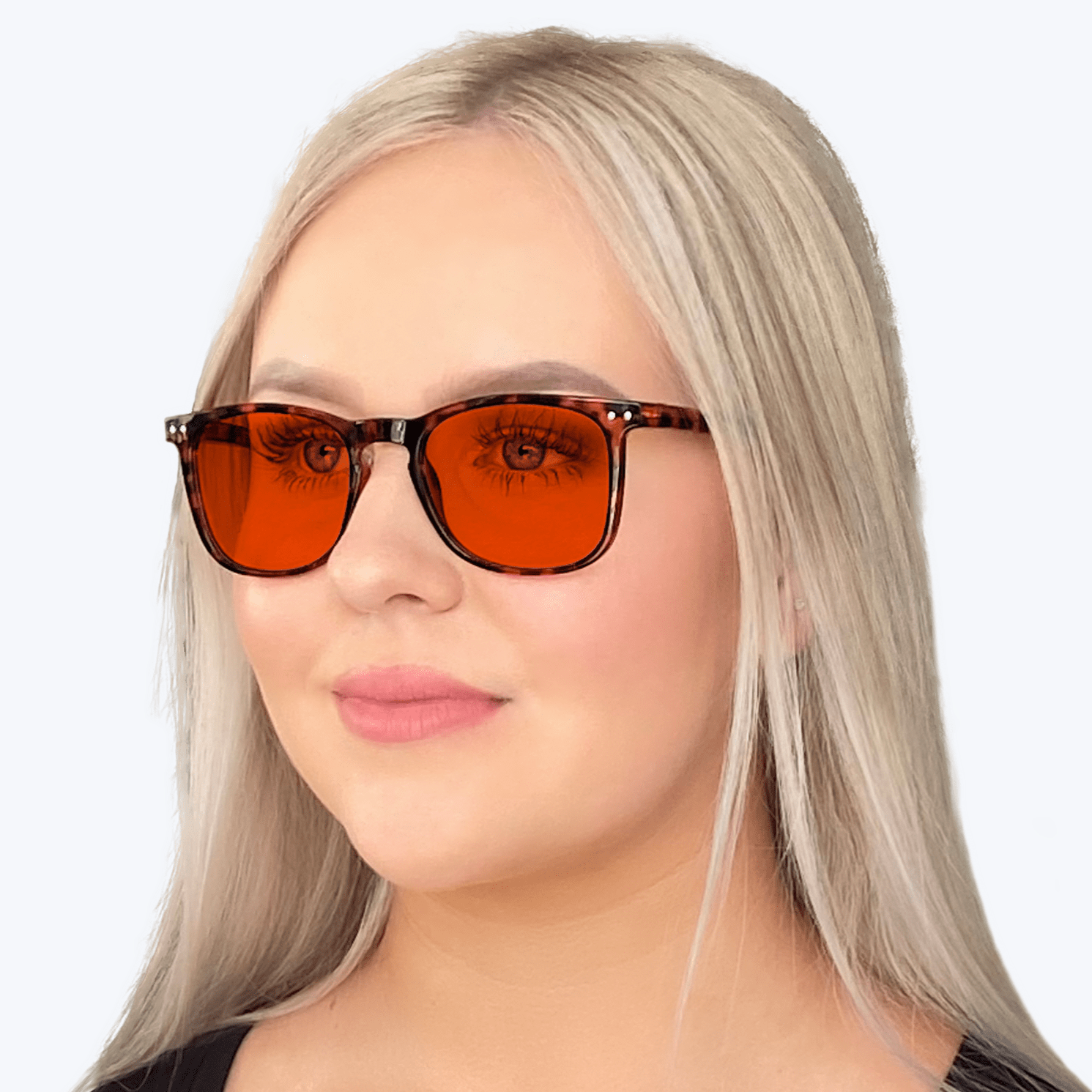 Blue Light Blocking Glasses - Nightfall Taylor Tortoise Frame with Prescription Lenses for Eye Strain Relief & Better Sleep | Computer, Gaming & Reading Glasses