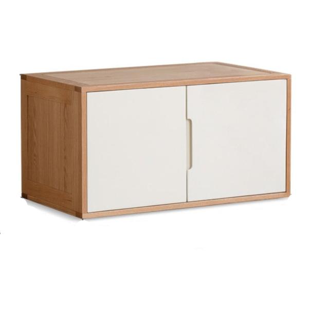 35.4x22.4x19.7 inch / 90x57x50 cm / natural wood color / top cabinet