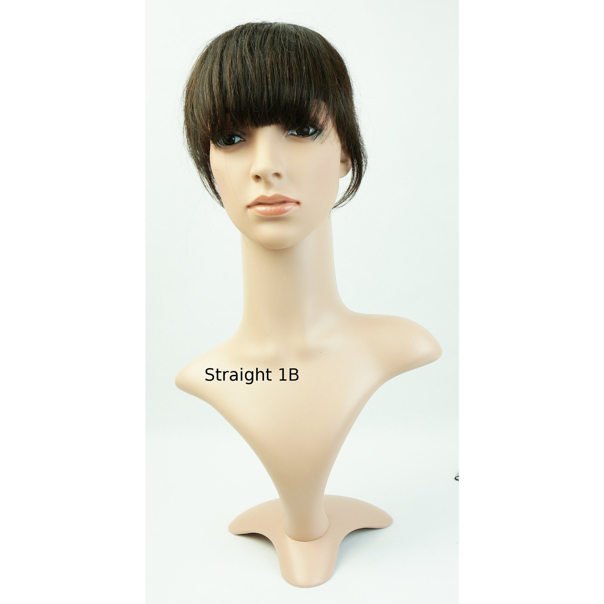 Clip-in Fringe Straight Hair Extensions - Natural Look Human Hair Bangs for Instant Volume & Style - Perfect for Cosplay, Parties & Everyday Wear