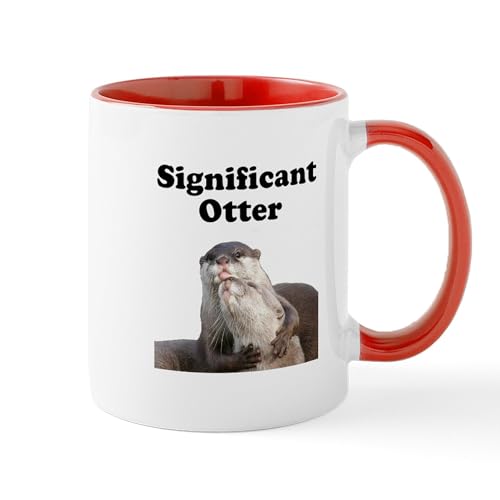 White/Red Inside - Significant Otter Mug
