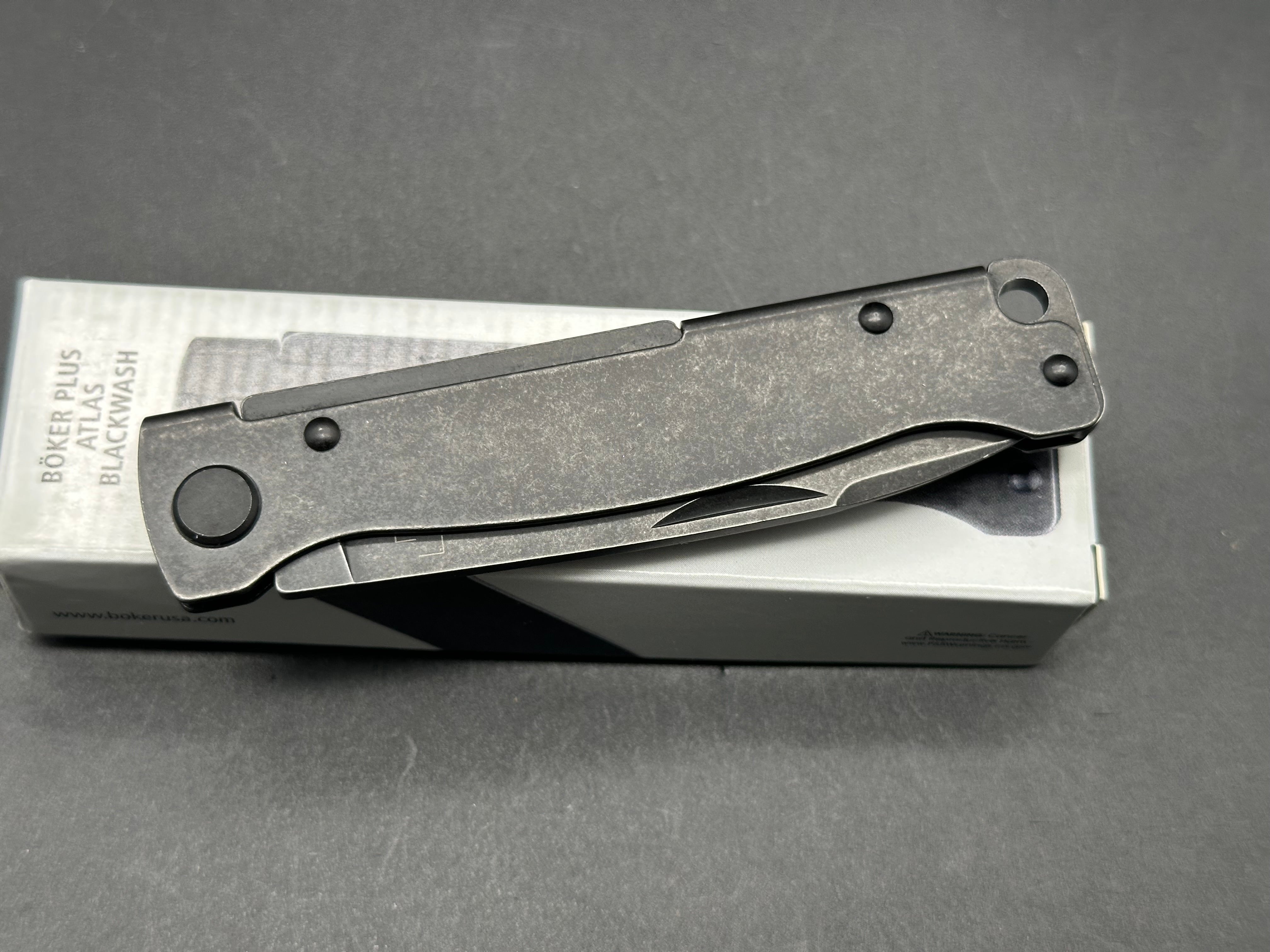 Boker Plus Atlas Slip Joint Knife - 2.6