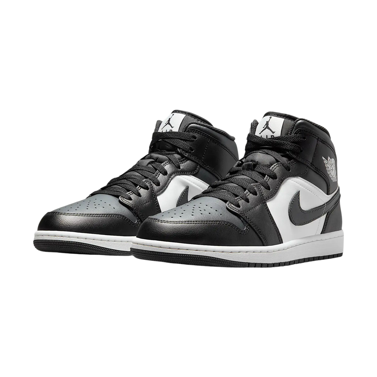 Air Jordan 1 Mid 'Off Noir Toe' Men's Basketball Shoes - Retro Style Sneakers for Casual Wear & Street Fashion