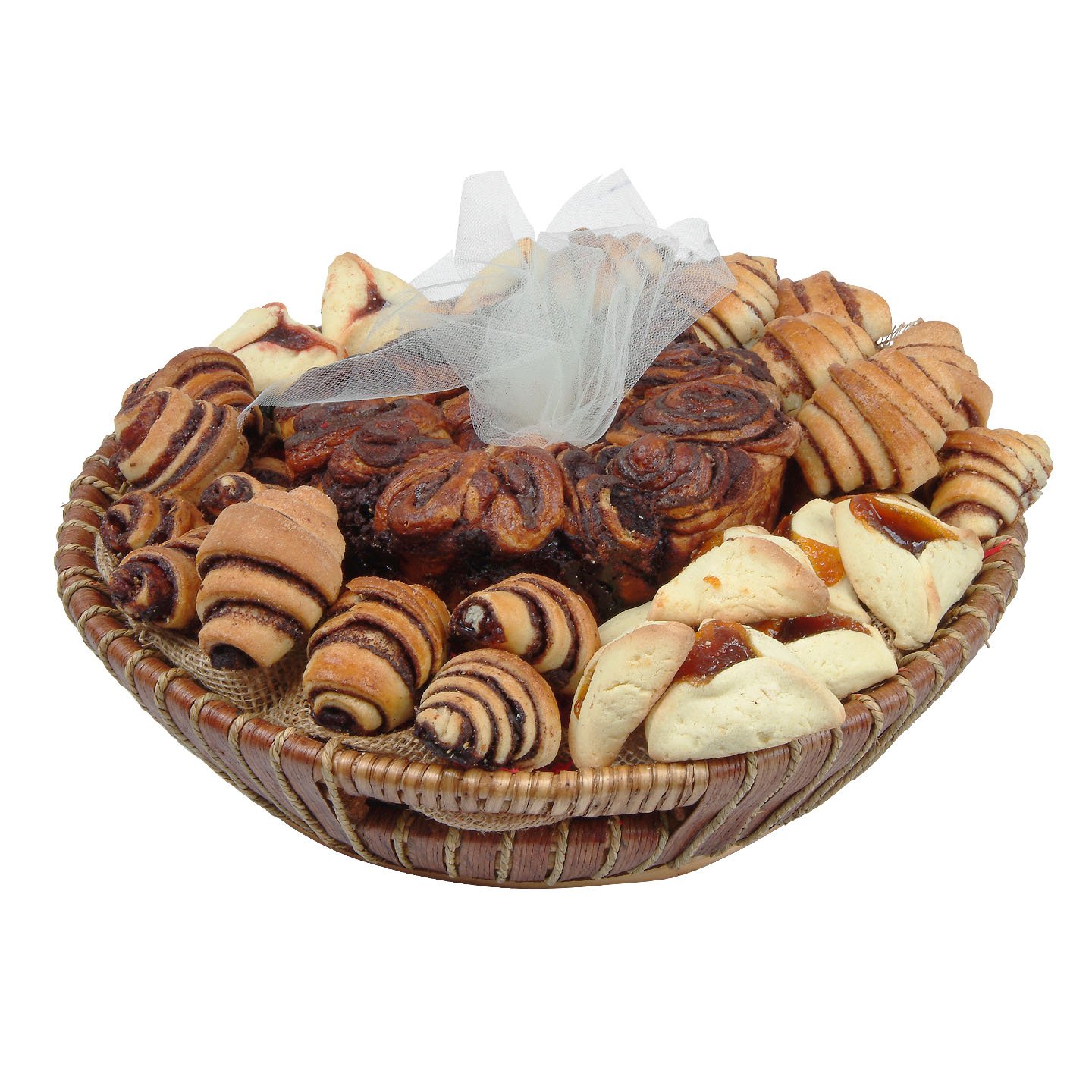 Extra Large Hanukkah Round Gourmet Gift Basket - Perfect for Holiday Gifts, Corporate Presents & Jewish Celebrations