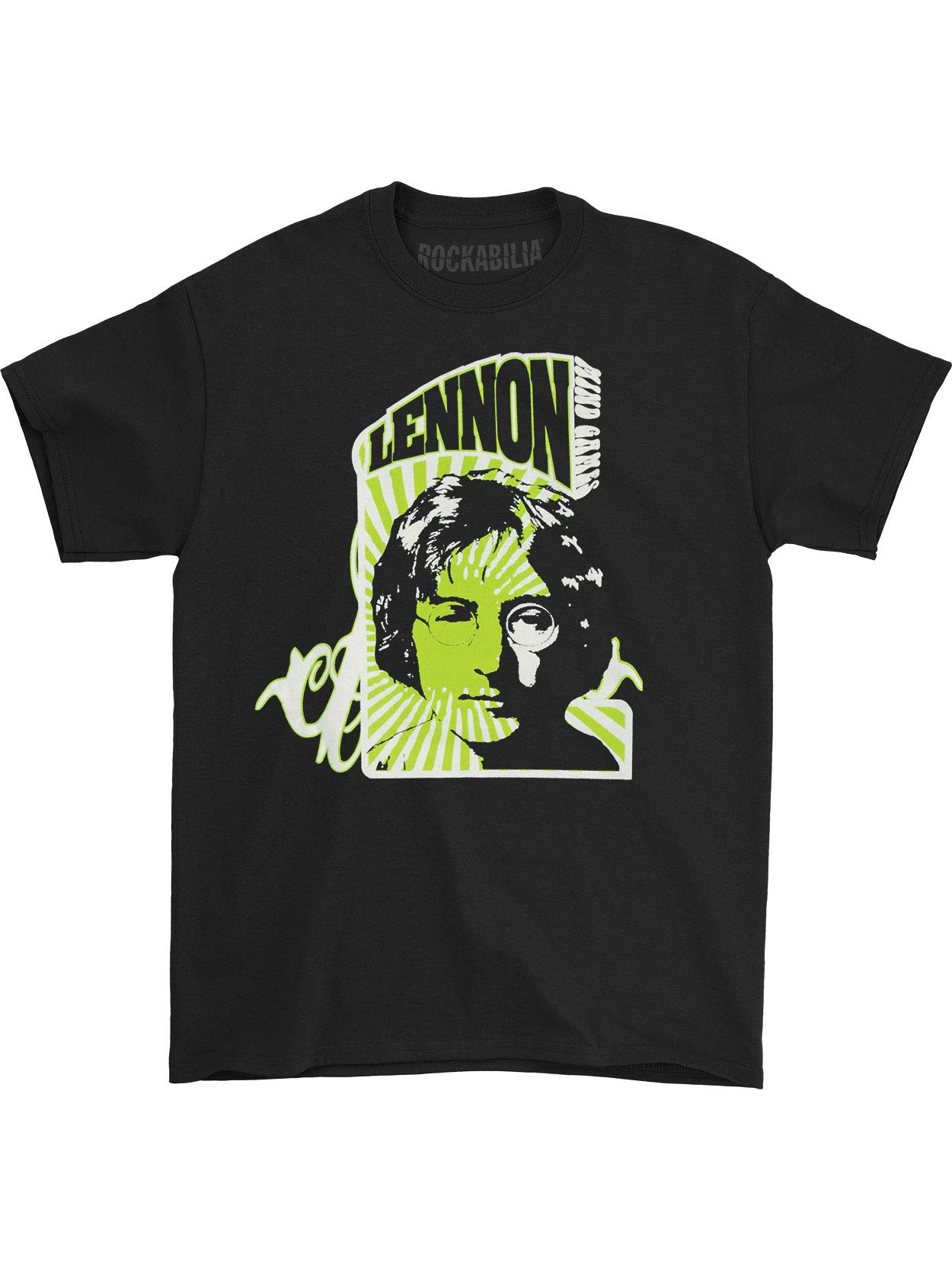Beatles John Lennon Mind Games Graphic T-Shirt for Men - Black Cotton Vintage Band Tee - Perfect for Concerts, Gifts & Casual Wear