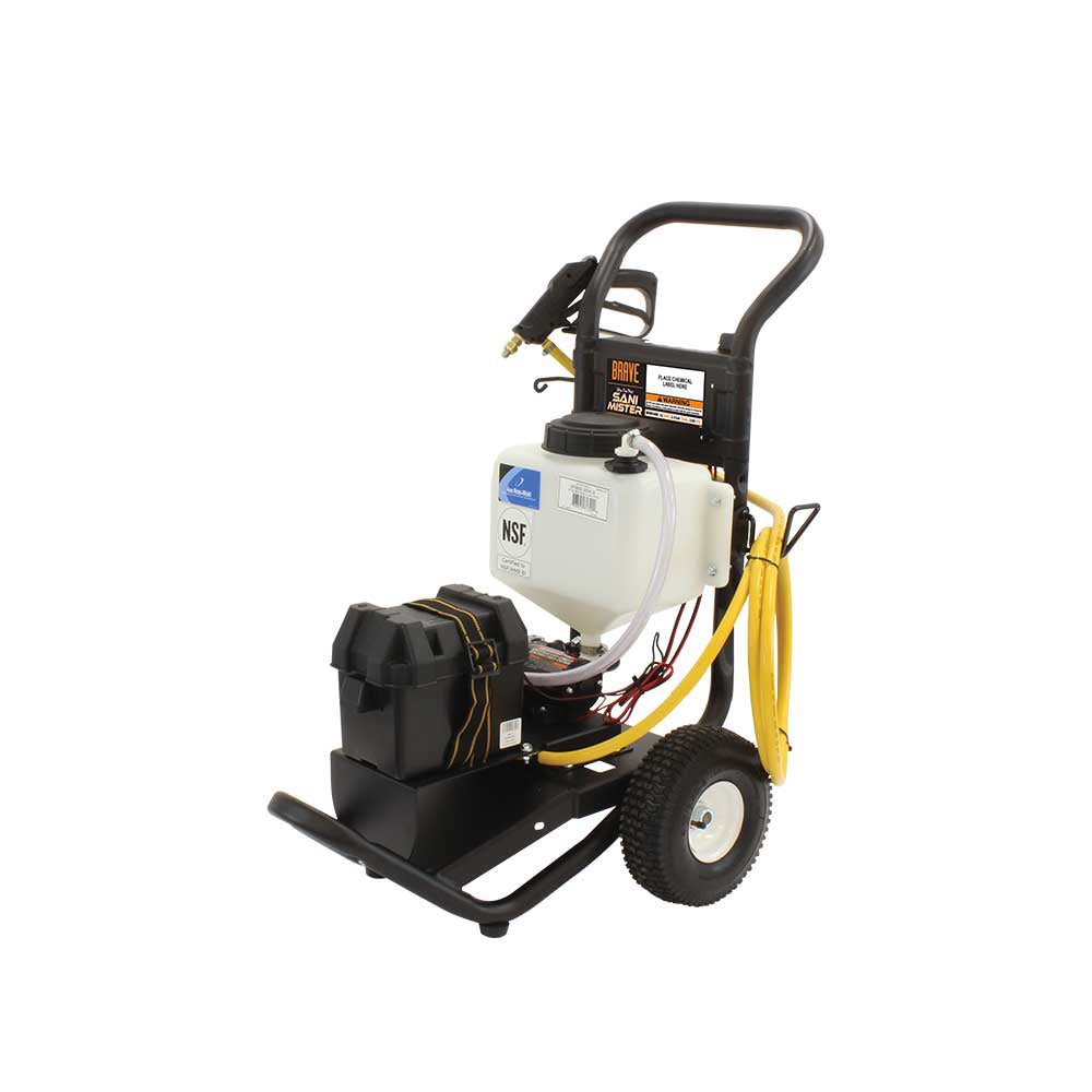 Brave Sani Mister - 2.5 Gallon Battery-Powered Disinfectant Sprayer with Ultra Fine Mist Technology for Home, Office & Commercial Sanitization