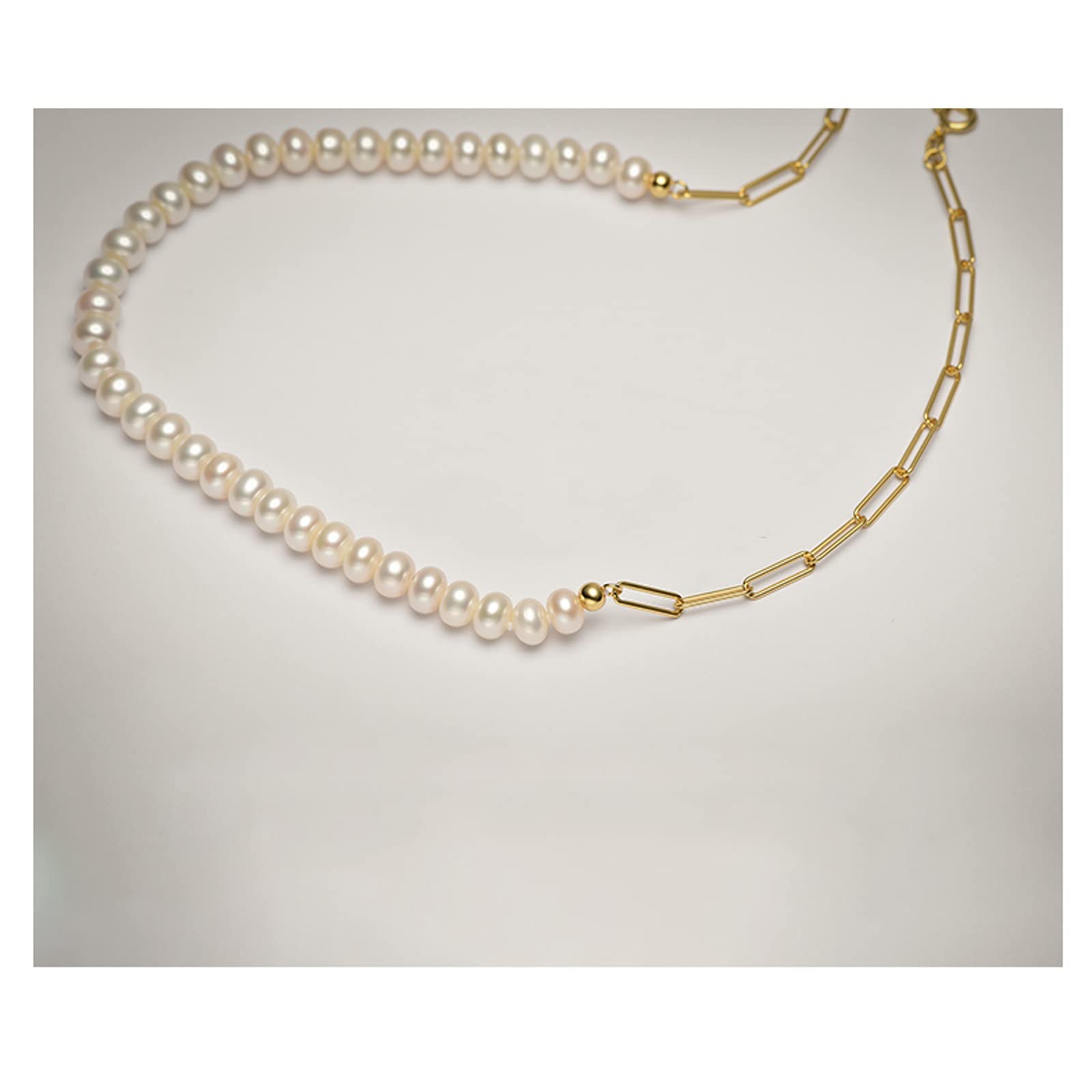 Elegant 6-7mm Freshwater Pearl Necklace for Women | Fashionable Pearl Jewelry Gift | Perfect for Weddings, Parties & Everyday Wear