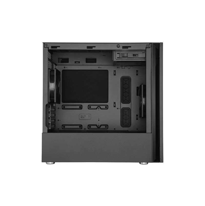 Cooler Master MCS S400 KG5N S00 CM SILENCIO S400 mATX Case with Tempered Glass & SD Card Reader - Compact Gaming PC Case for Home & Office Use