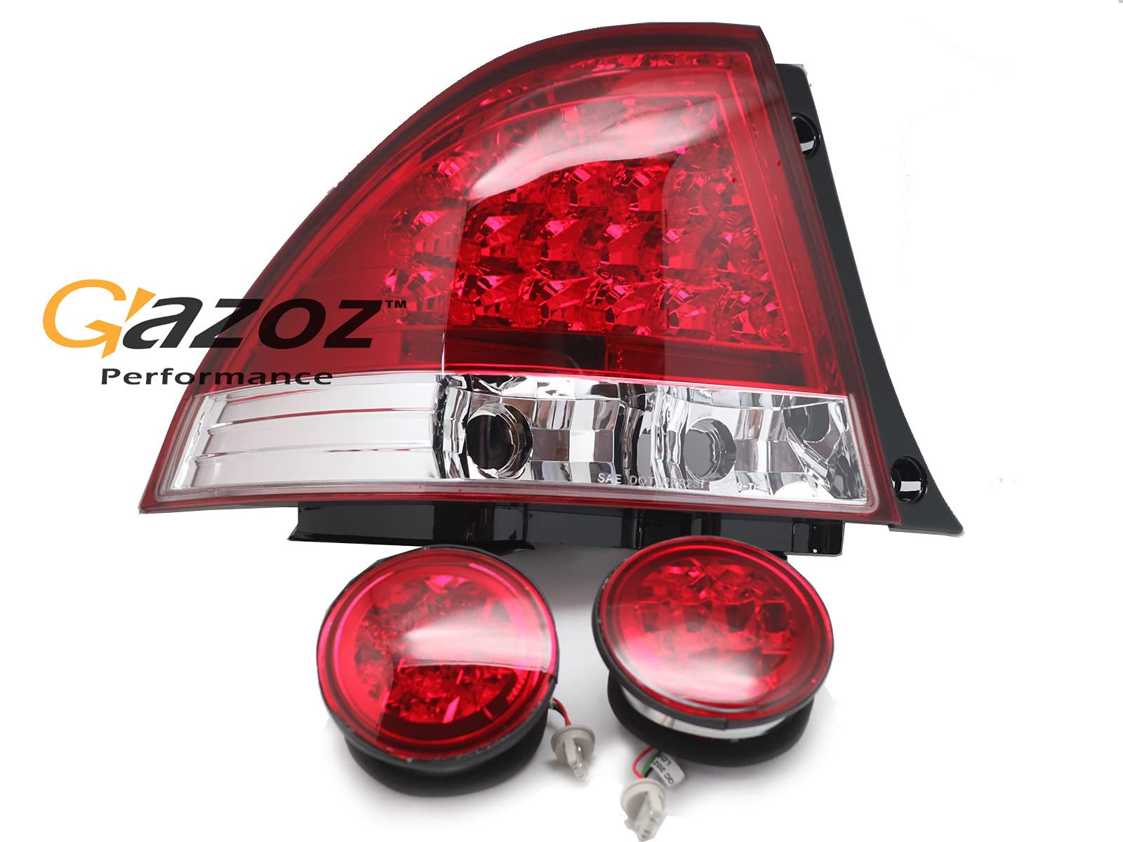1998-2005 Lexus IS200 IS300 LED Rear Fog & Tail Light - Plug & Play Red Lights - Easy Installation Car Accessories - Perfect for Night Driving & Enhanced Visibility
