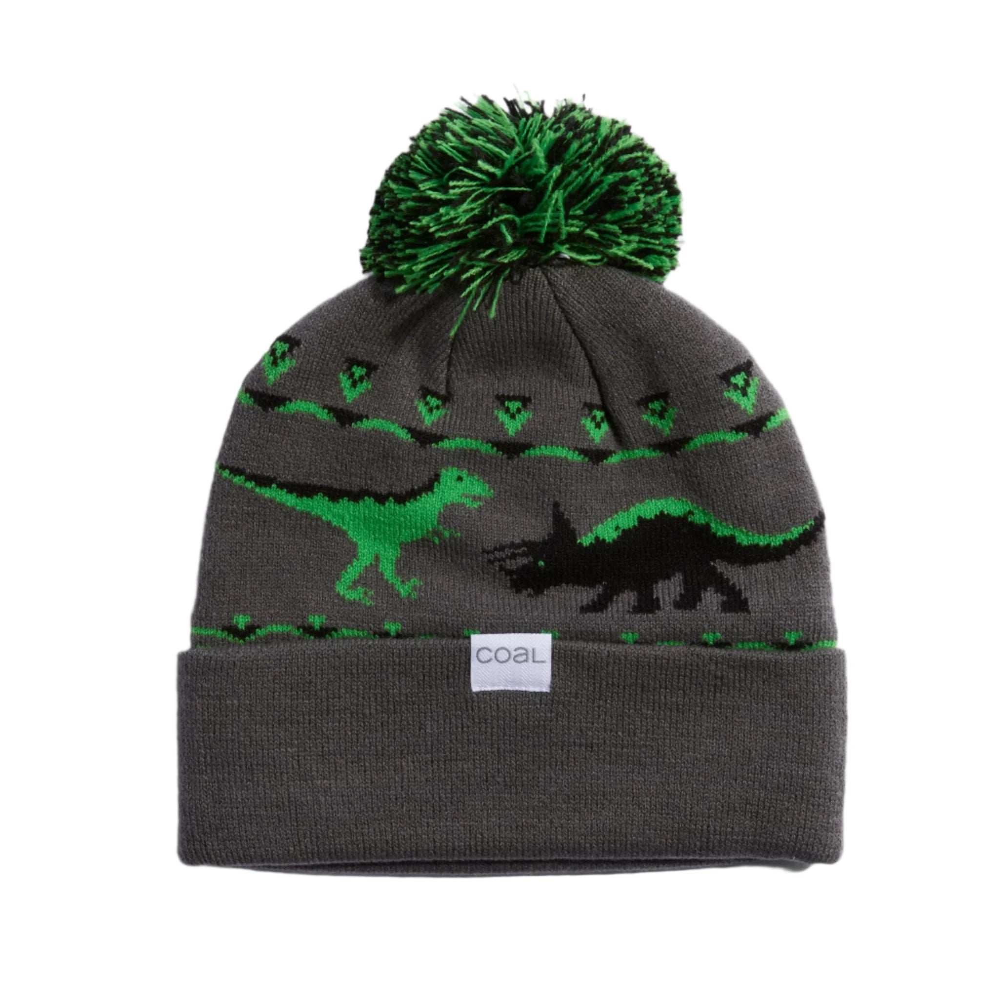 Coal Junior's Toy Bin Pom Beanie 2025 - Soft & Stylish Kids' Winter Hat for Boys & Girls - Perfect for School, Playdates & Outdoor Adventures