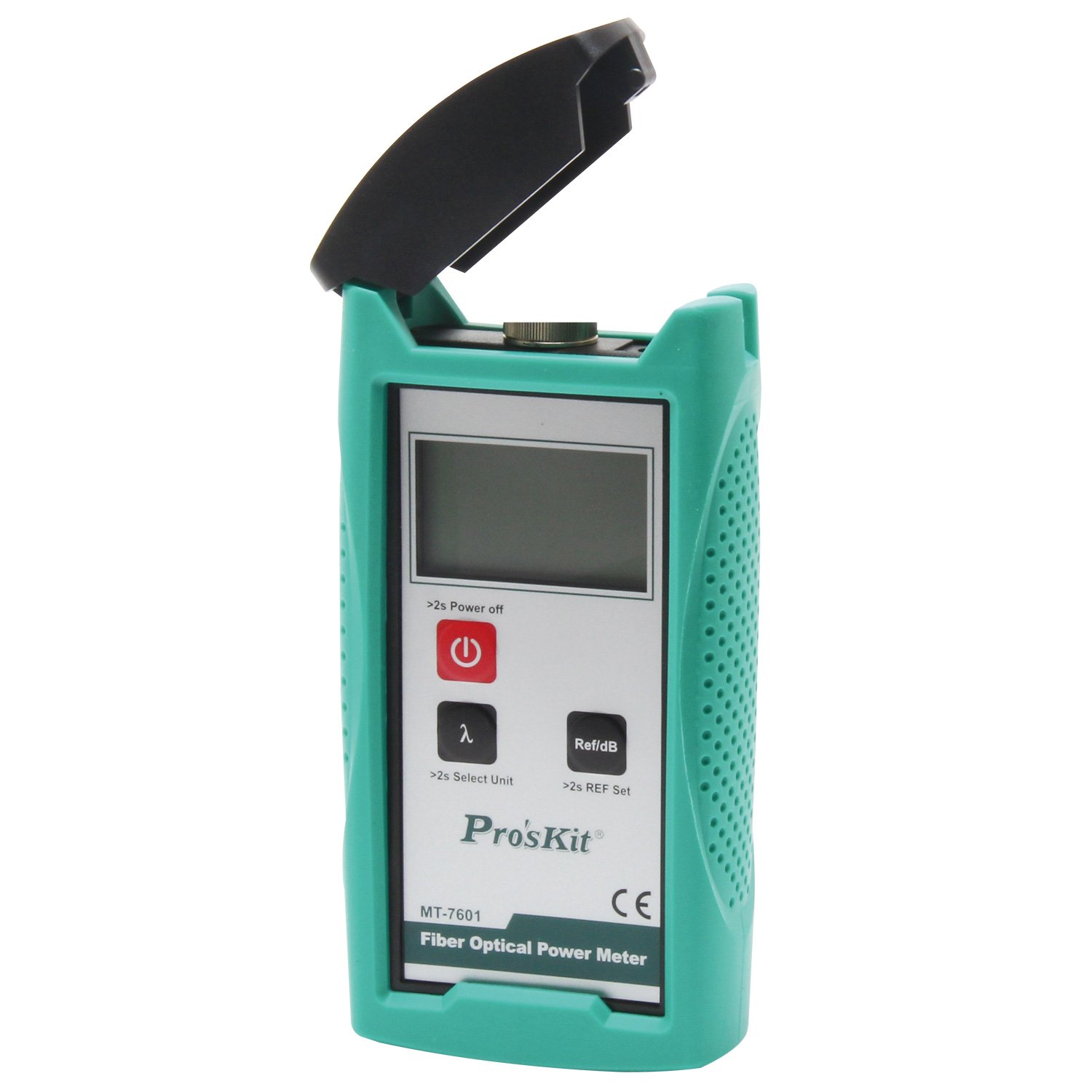 Pro'sKit MT-7601 Fiber Optic Power Meter - Digital Optical Light Meter for Telecom & Network Testing - Perfect for Fiber Optic Cable Installation & Maintenance