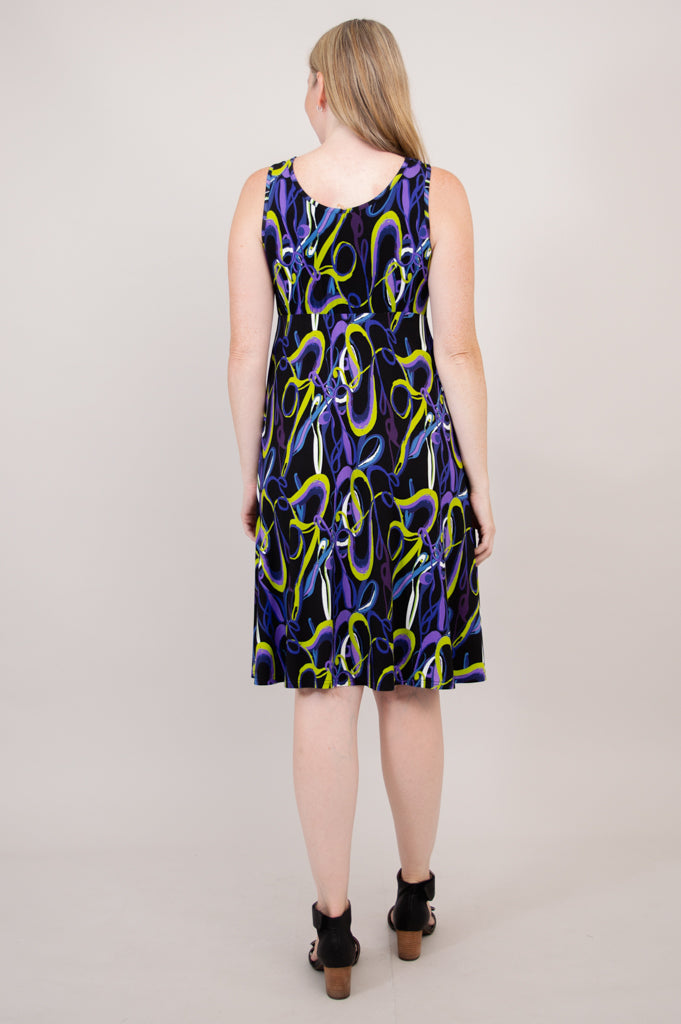 Genesis Dress - Soft & Comfortable Bamboo Fabric, Stylish Swiggle Design - Perfect for Casual Wear, Office & Special Occasions