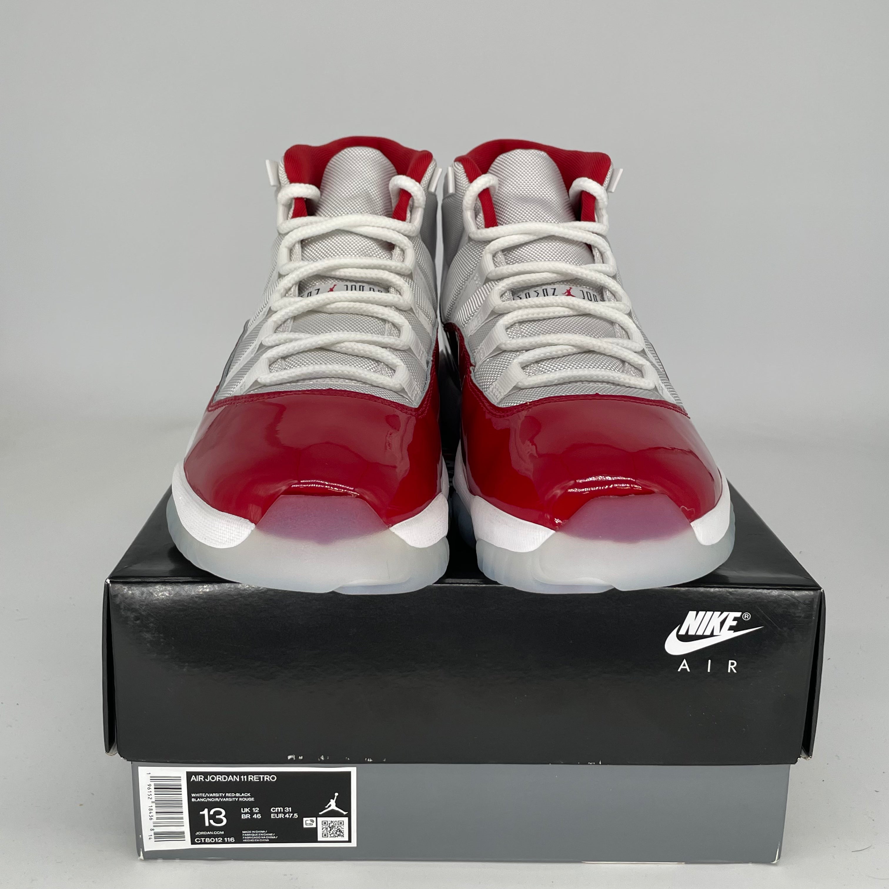 AIR JORDAN 11 Retro 'Cherry' Basketball Shoes Men's Size 13 - CT8012-116 | Official Release, High-Top Sneakers for Basketball & Streetwear Fashion
