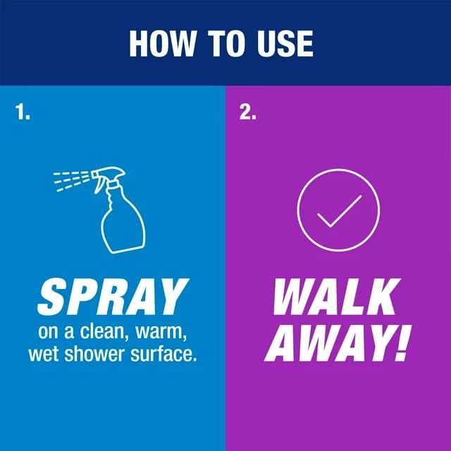 Clean Shower Daily Shower Spray - 32 oz (5 Pack) | Bathroom Cleaning Solution for Tiles, Glass & Fixtures | Prevent Soap Scum & Hard Water Stains