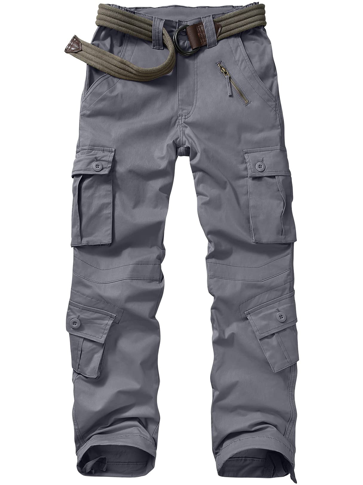 Alfiudad Women's Cargo Pants with Multiple Pockets - Casual Military Tactical Work Pants for Hiking, Outdoor Adventures & Everyday Wear