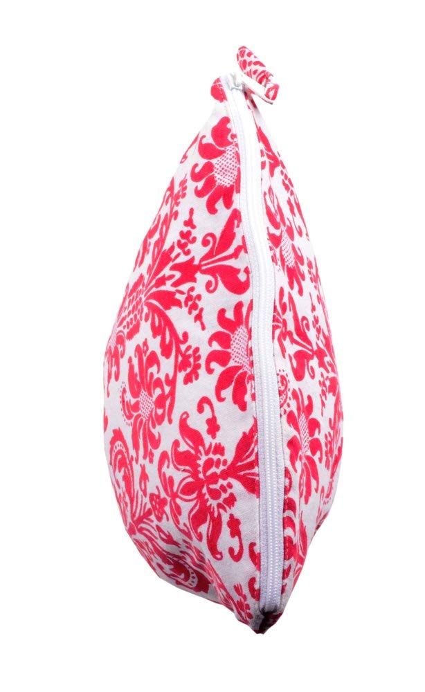 HVE Women's Floral Print Makeup Pouch | Waterproof Cosmetic Bag | Travel Toiletry Organizer | Perfect for Makeup Brushes, Lipsticks & Skincare | Great Gift for Girls & Women | Ideal for Travel, Gym & Daily Use