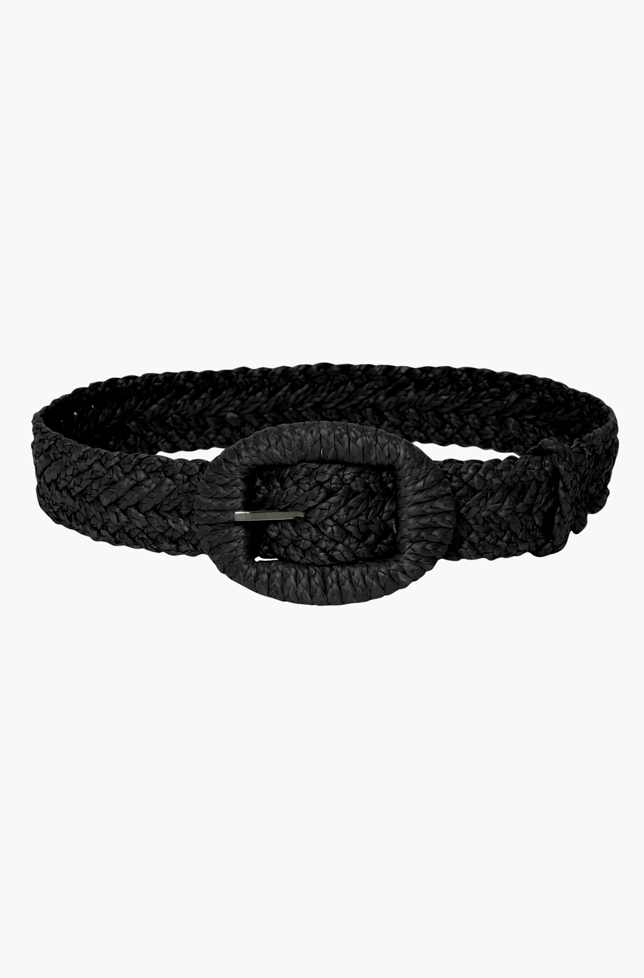 Stylish Raffia Belt for Women - Natural Woven Braided Waist Belt - Perfect for Summer Outfits, Beach Vacations, and Boho Fashion