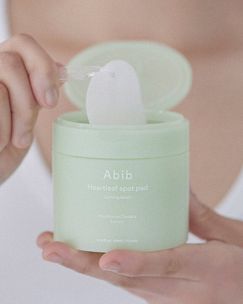 Abib Heartleaf Spot Pad Calming Touch 80pads - Soothing Acne Treatment for Sensitive Skin | Perfect for Post-Workout, Travel & Daily Skincare Routine