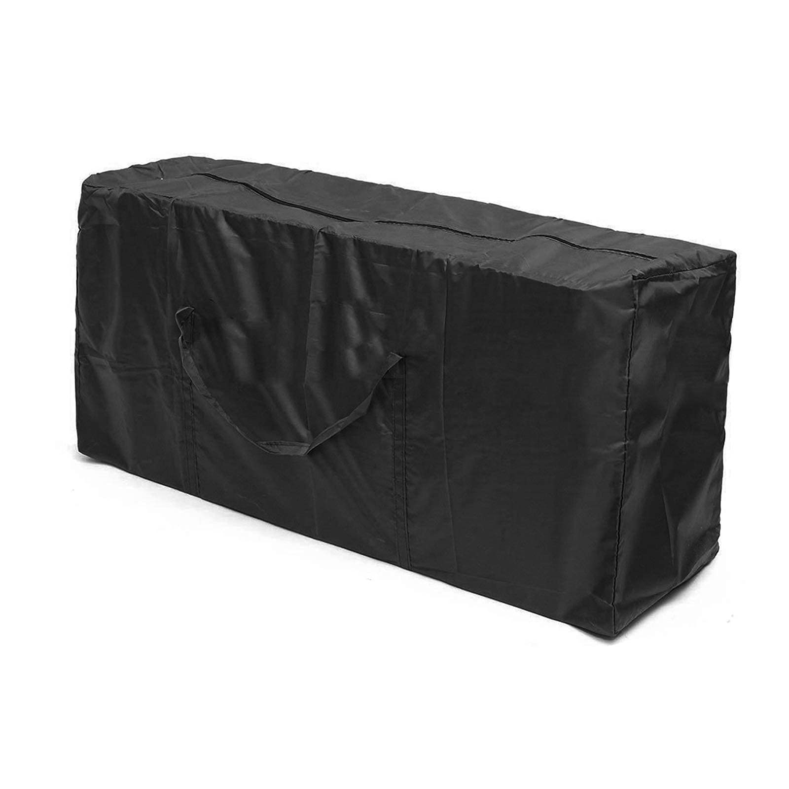 Extra Large 210D Oxford Fabric Zippered Storage Bag for Patio Furniture Cushions - Heavy Duty Waterproof & Dustproof Cover for Outdoor Garden Furniture Protection - Perfect for Seasonal Storage, Travel, and Weather Protection
