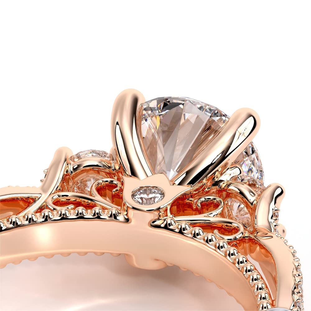 1.35 Carat Vintage 3 Stone Moissanite Engagement Ring for Women - 10K/14K/18K Gold or Platinum Plated Silver - Elegant Wedding, Proposal & Anniversary Jewelry Gift