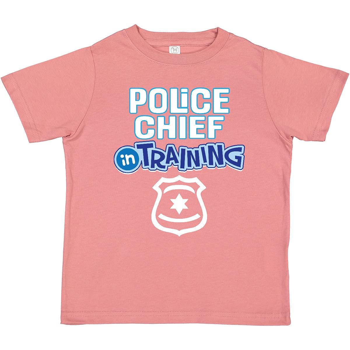 Inktastic Police Chief in Training Boys Toddler T-Shirt - Cute Law Enforcement Themed Tee for Kids, Perfect for Dress Up, Role Play & Everyday Wear