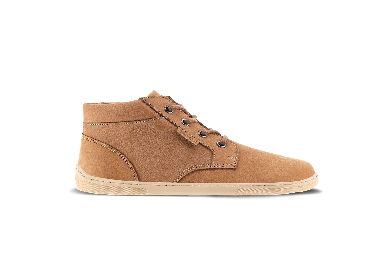 Barefoot Shoes for Men & Women | Be Lenka Synergy in Cognac & Beige | Minimalist Comfort for Running, Hiking & Everyday Wear