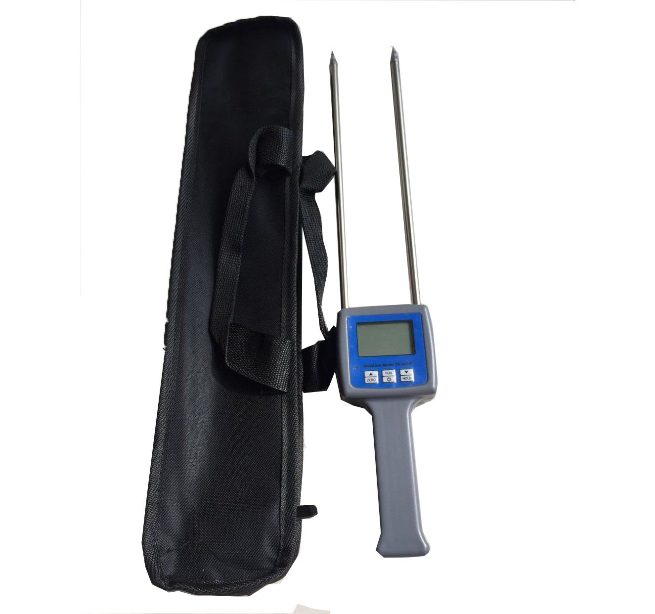 TK100W Digital Moisture Meter - 0-84% Range LCD Display for Wood Sawdust, Bamboo Powder & Hay Bale - Perfect for Lumber, Agriculture & DIY Woodworking Projects