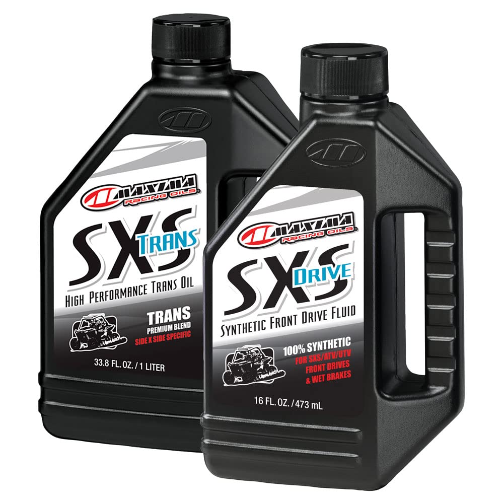 Maxima Oil Tusk Drivetrain Oil Change Kit for POLARIS SPORTSMAN 570 X2 (2015-2016) - Complete ATV Maintenance Solution for Smooth Off-Road Performance