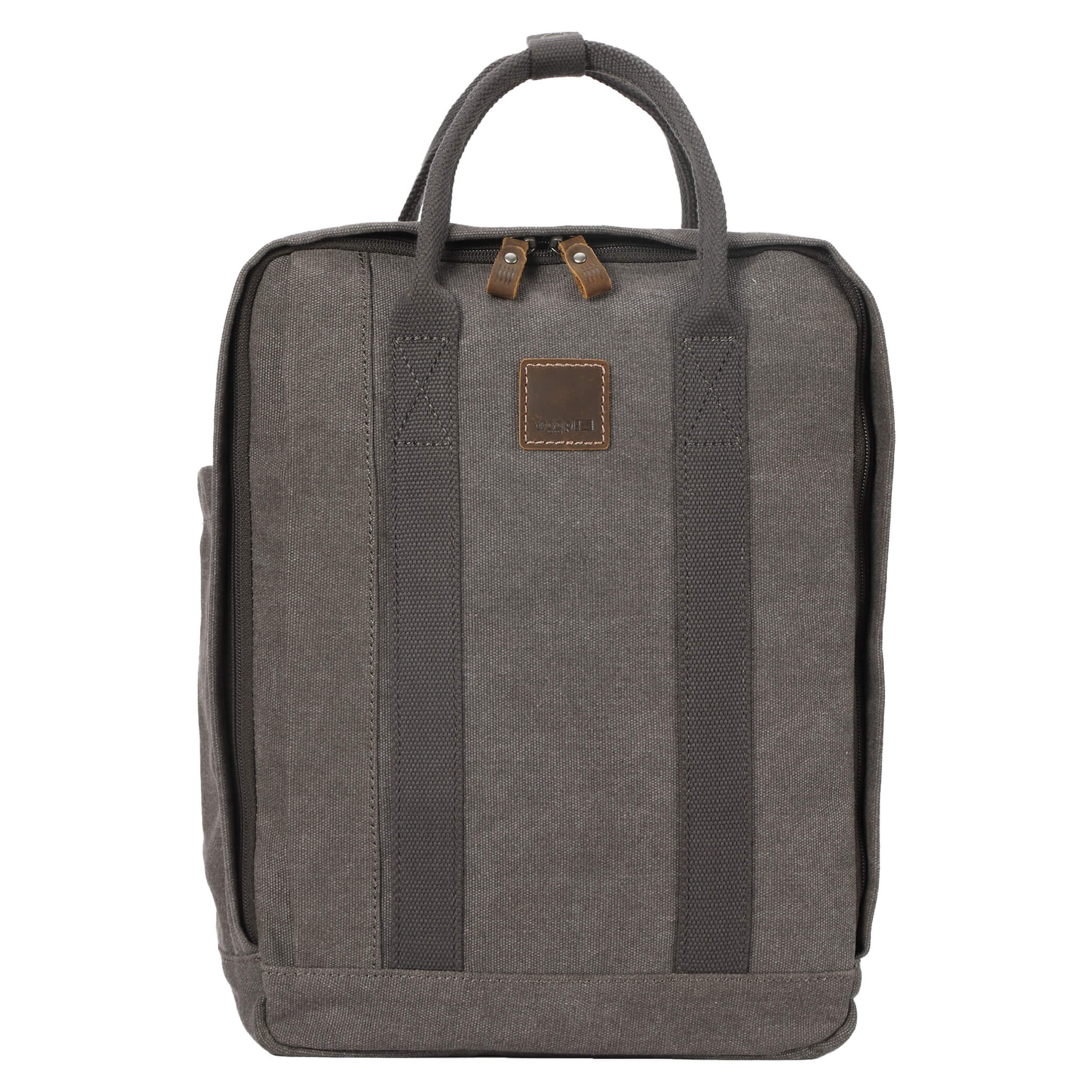 TRP0549 Troop London Classic Canvas Daypack - Durable Unisex Backpack for Travel, School & Work | Water-Resistant Daypack for Commuting, Hiking & College Campus Use