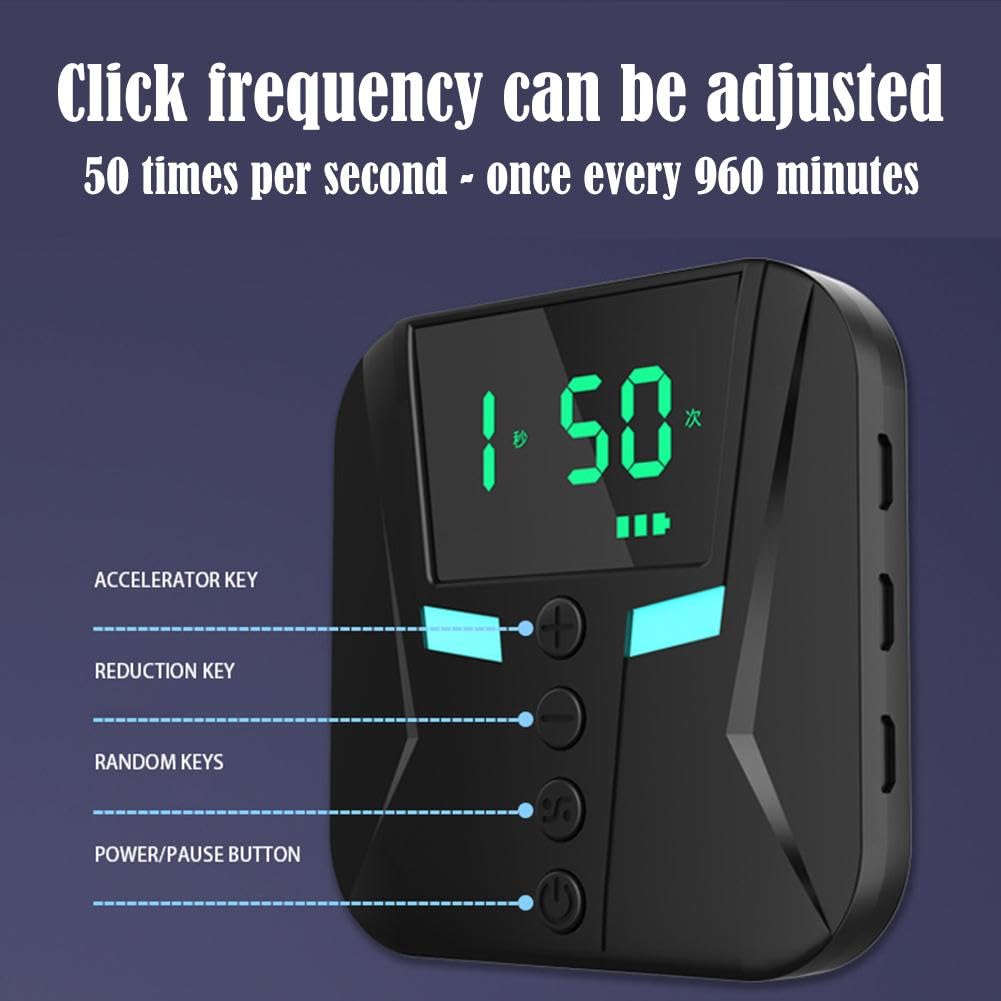 12-Port Auto Clicker for Smartphones - Adjustable Screen Tapper for Apps, Live Streaming & Gaming - Fast Continuous Click Simulation for Likes, Rewards & Tasks (Perfect for TikTok, YouTube & Mobile Games)