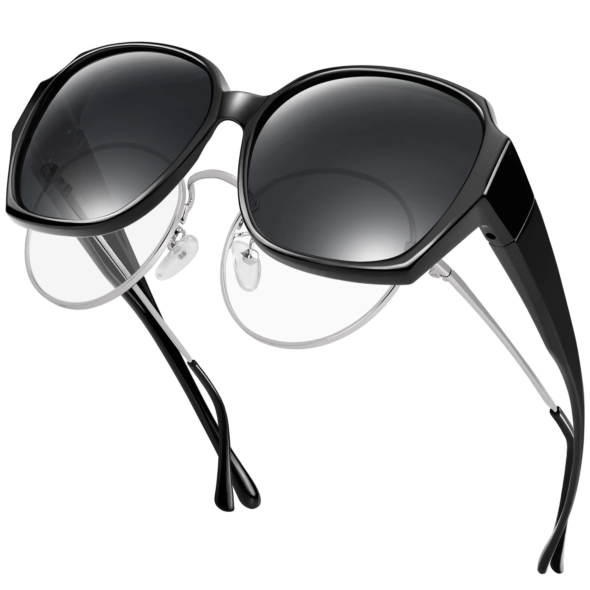 URUMQI Polarized Sunglasses for Women - UV400 Protection, Fit Over Glasses for Outdoor Activities