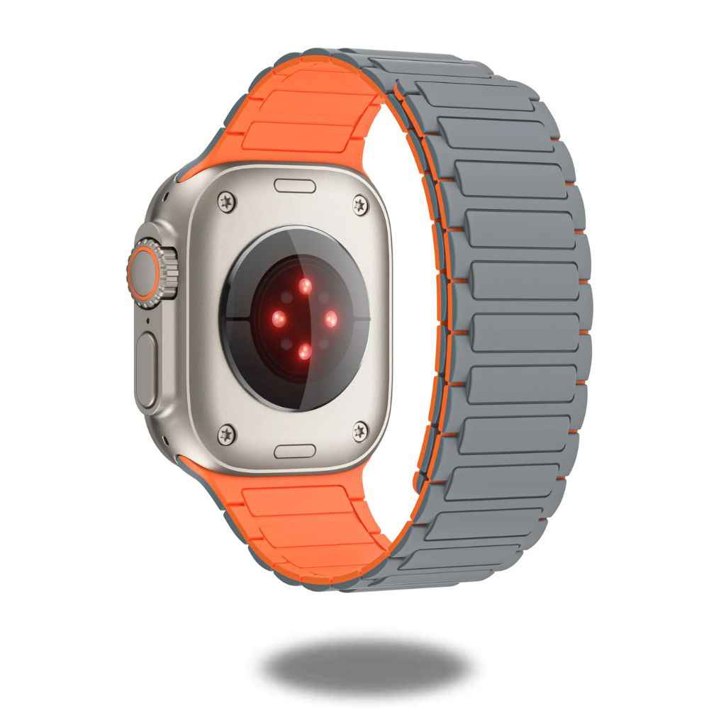 Magnetic Silicone Link Loop - Durable & Flexible Bracelet for Men & Women - Perfect for Workout, Yoga, and Everyday Wear