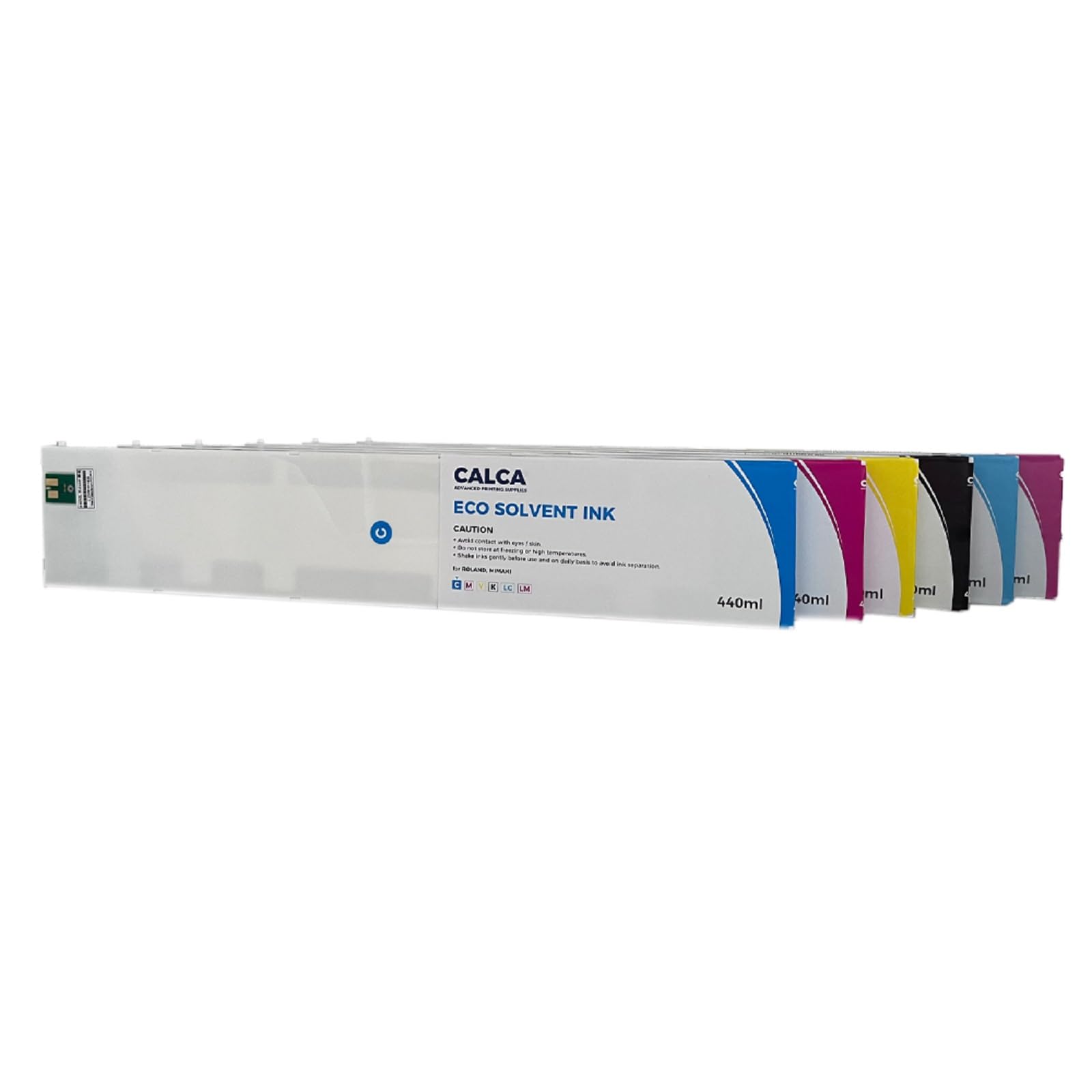 High-Quality 440ml Roland ECO-Sol Max Compatible Ink Cartridges - Bulk Printer Supplies for Wide Format Printing | Perfect for Sign Making, Vehicle Wraps & Banner Printing