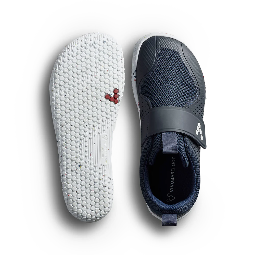 Vivobarefoot Primus Sport III Kids Deep Ocean - Barefoot Shoes for Active Children | Perfect for Running, Hiking & Outdoor Play
